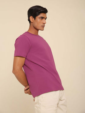 4-Way Stretch T-Shirt in Purple