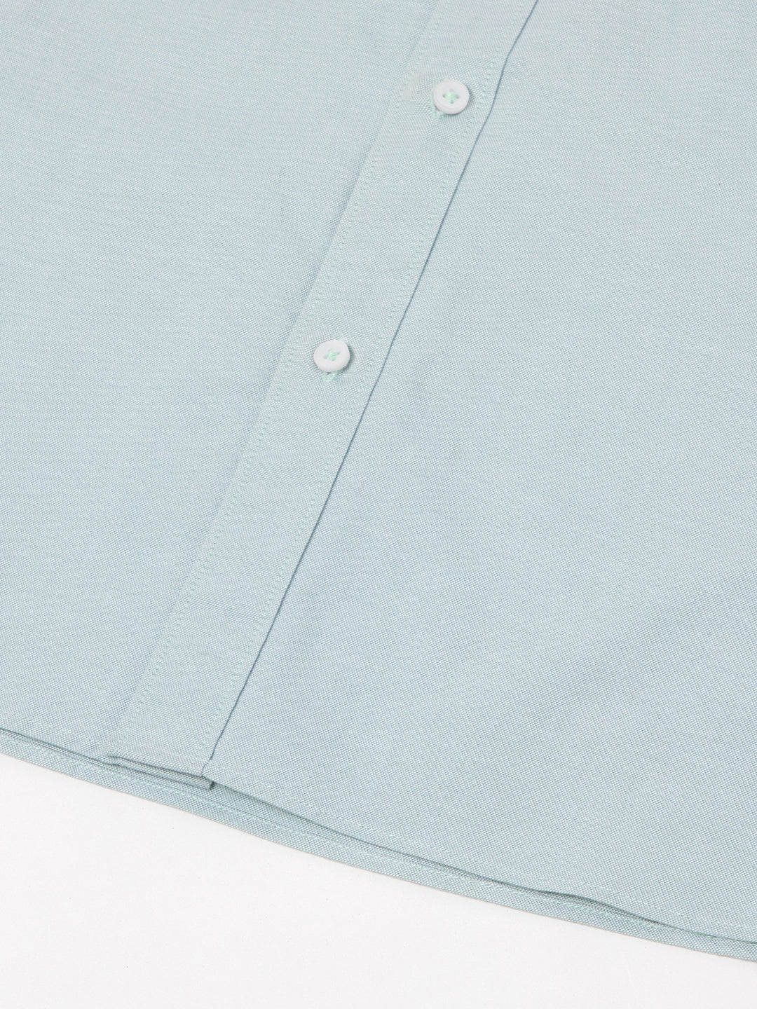 2 Way Stretch Oxford Shirt in Mint Green- Slim Fit